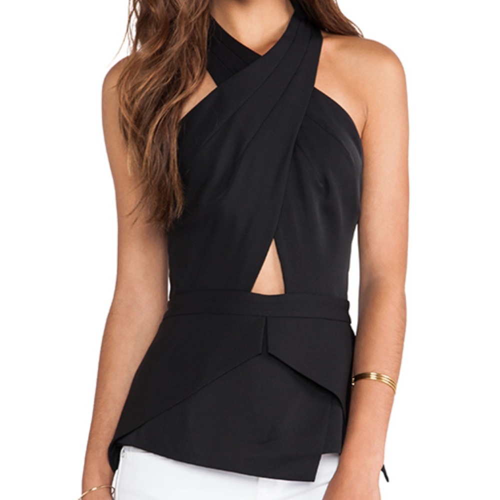 BCBG Maxazria open back top/vest!
